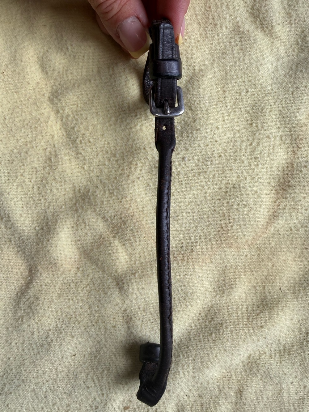 Pelham leather lip strap